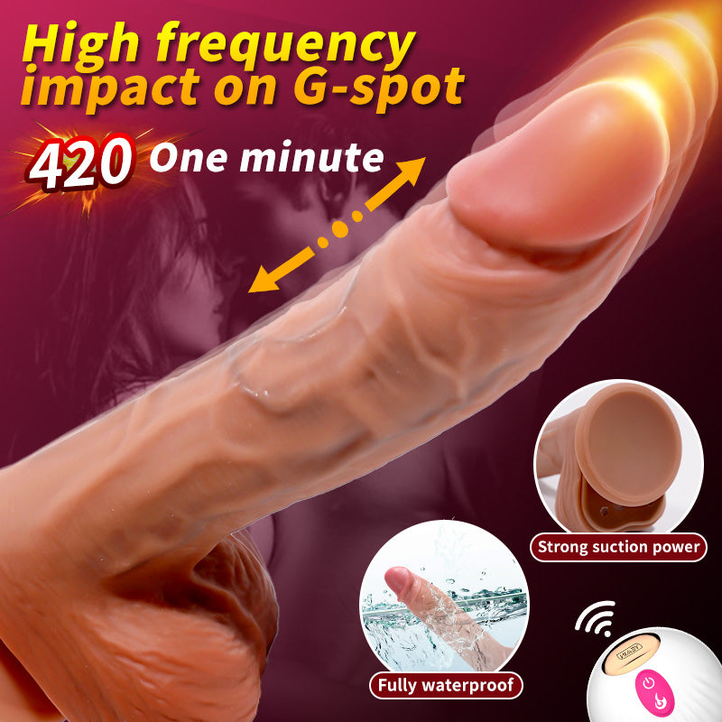 Skyward Cannon Large remote-controlled electric black false penis female sex toy, adult masturbation vibrator, female couple sex toy