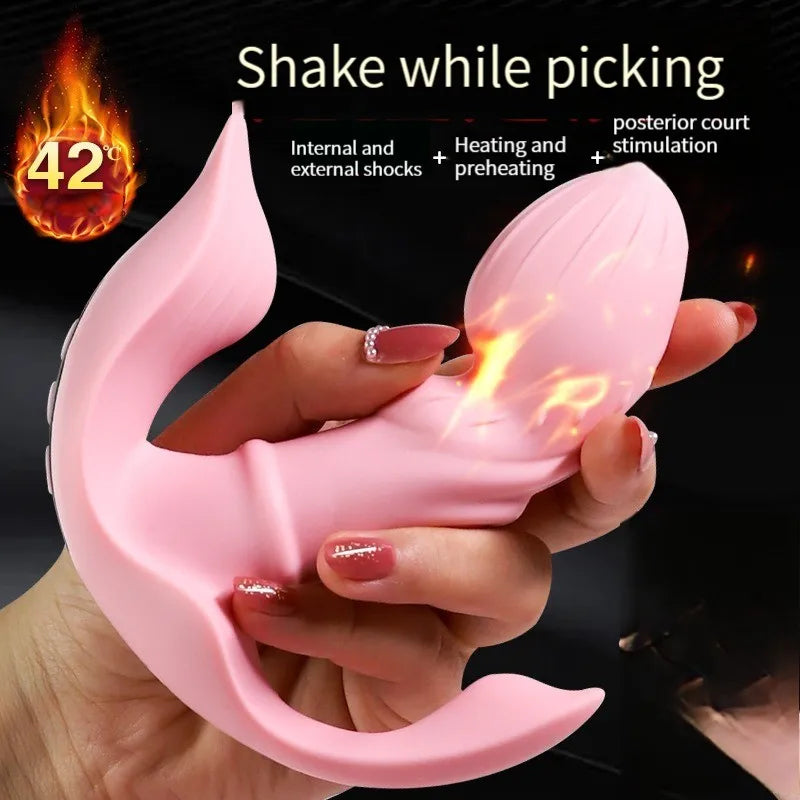 Adult sex products Women's remotely controllable masturbator Silicone penis false penis vibrator