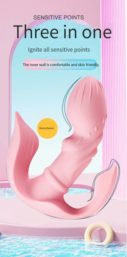 Adult sex products Women's remotely controllable masturbator Silicone penis false penis vibrator