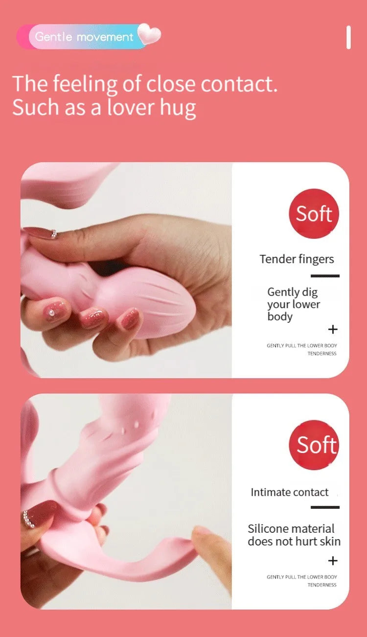 Adult sex products Women's remotely controllable masturbator Silicone penis false penis vibrator